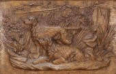 CARVED BLACK FOREST STYLE DOG