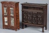 CARVED BRETON DOLLHOUSE CUPBOA