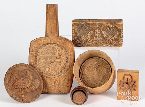 CARVED BUTTERPRINTS, 19TH
