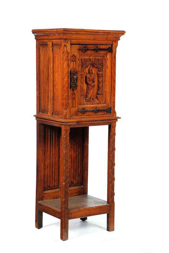 CARVED CABINET.  European  early