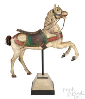 CARVED CAROUSEL HORSE, G.A. DE