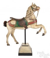 CARVED CAROUSEL HORSE, G.A. DE