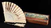 Carved Chinese Fan with Sandal