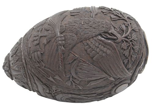 CARVED COCONUT SHELLCarved