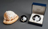 CARVED CONCH SHELL CAMEO WITH
