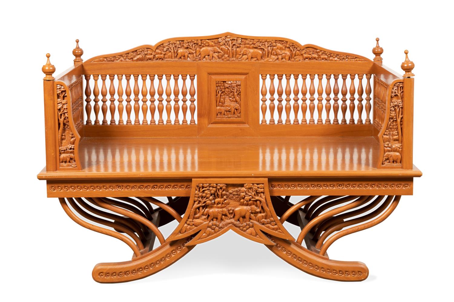 CARVED CUSTOM TEAK THAI HOWDAH
