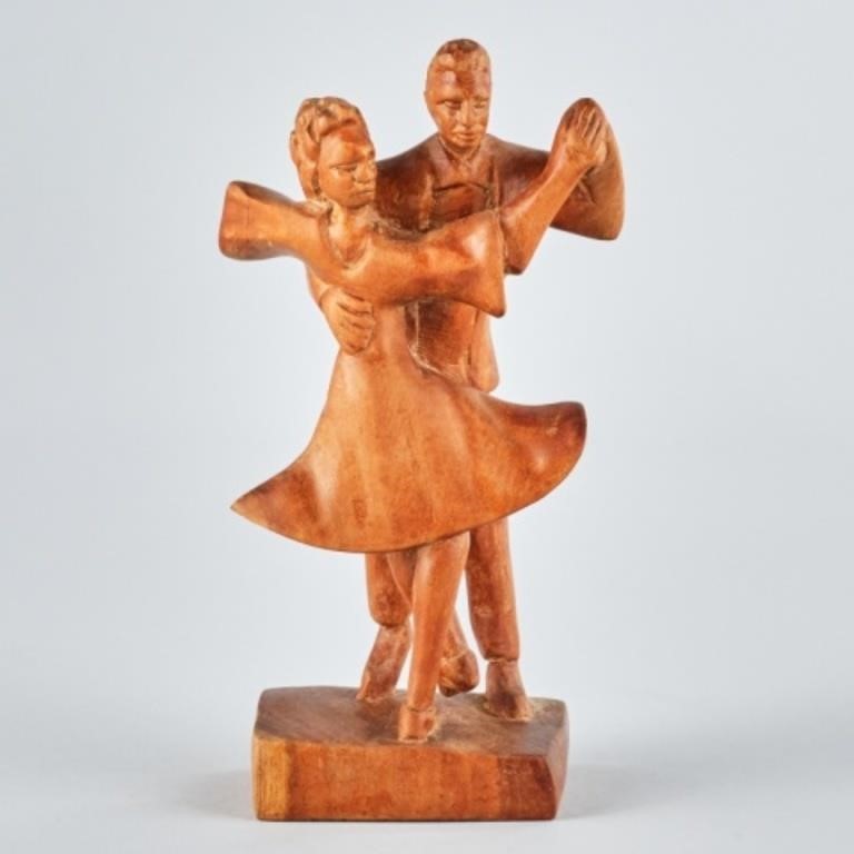 CARVED DANCING COUPLEA very good