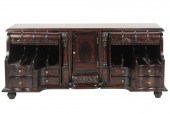 CARVED DESK-TOP STATIONERY CAB