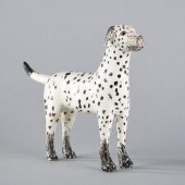 CARVED DOG BY WILFRID RICHARDA