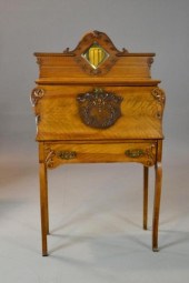Carved Drop-Front Victorian Ti