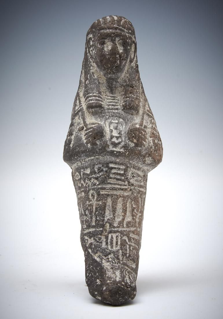 CARVED EGYPTIAN STONE USHABTI