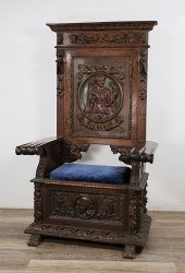 CARVED ENGLISH RENAISSANCE THR
