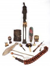 Carved ethnic item grouping to