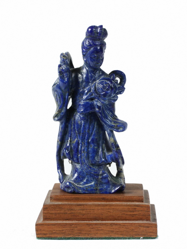CARVED FEMALE DEITY - Chinese