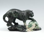 CARVED FIGURAL BRAZILIAN EMERA