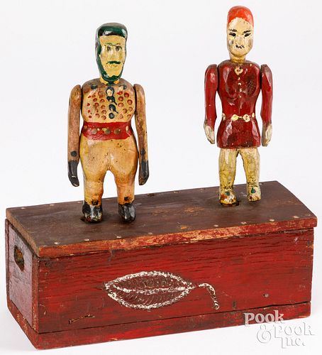CARVED FOLK ART ANIMATED DANCING