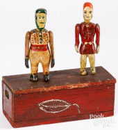 CARVED FOLK ART ANIMATED DANCI