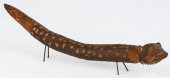 CARVED FOLK ART ROOT SNAKE, CA
