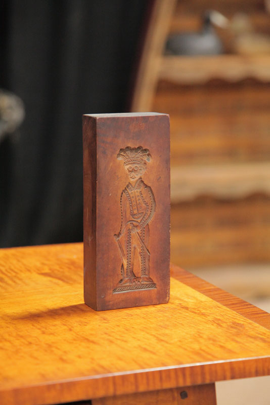 CARVED FOOD MOLD. American or