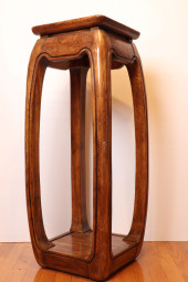 CARVED FRUITWOOD PEDESTAL PLAN