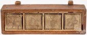 CARVED GANG BOX OF FOUR BUTTER