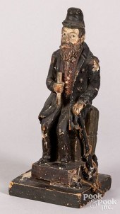 CARVED, GESSOED AND PAINTED SH