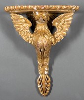 CARVED GESSOED GILTWOOD SPREAD