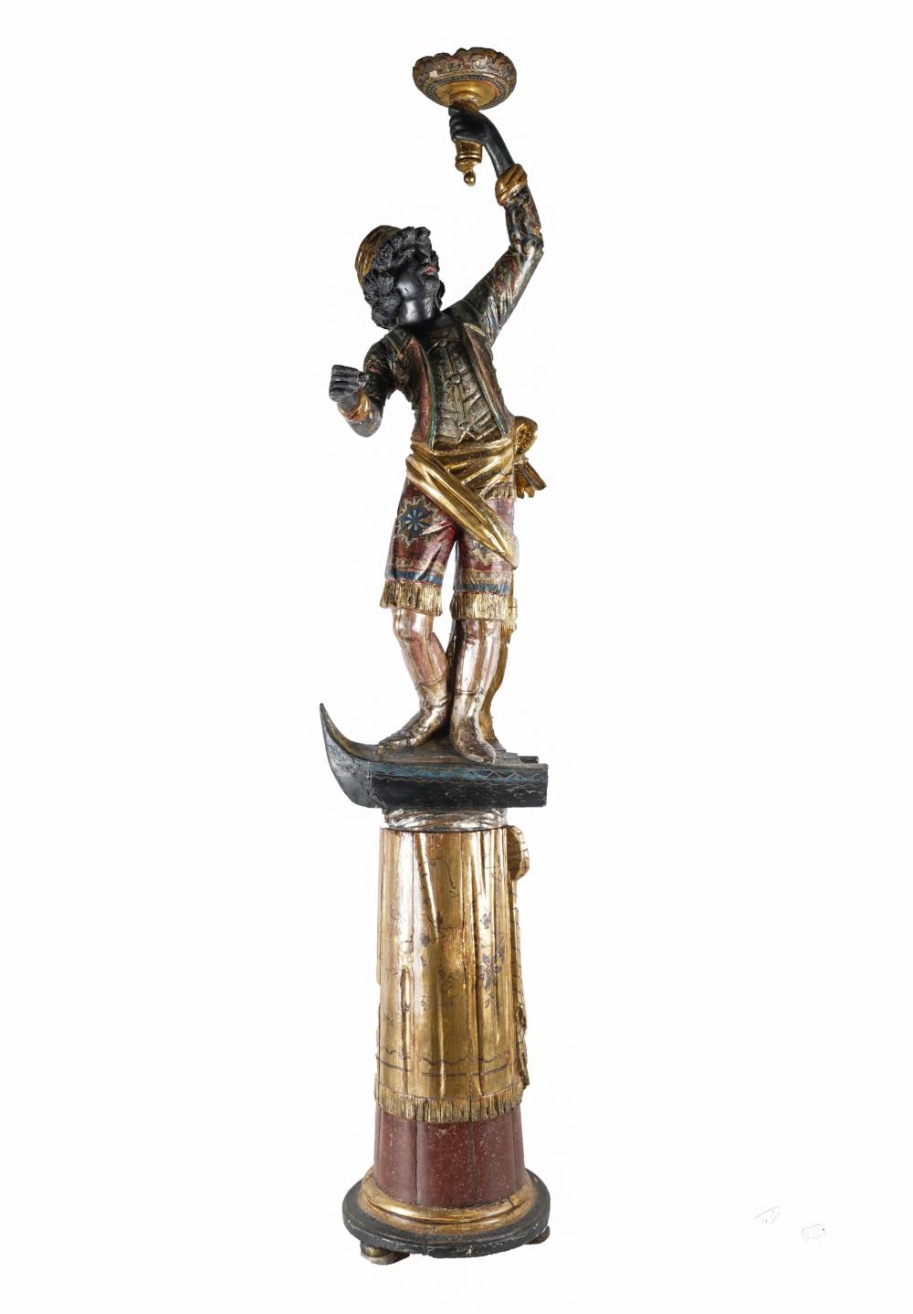 CARVED, GILT & PAINTED WOOD