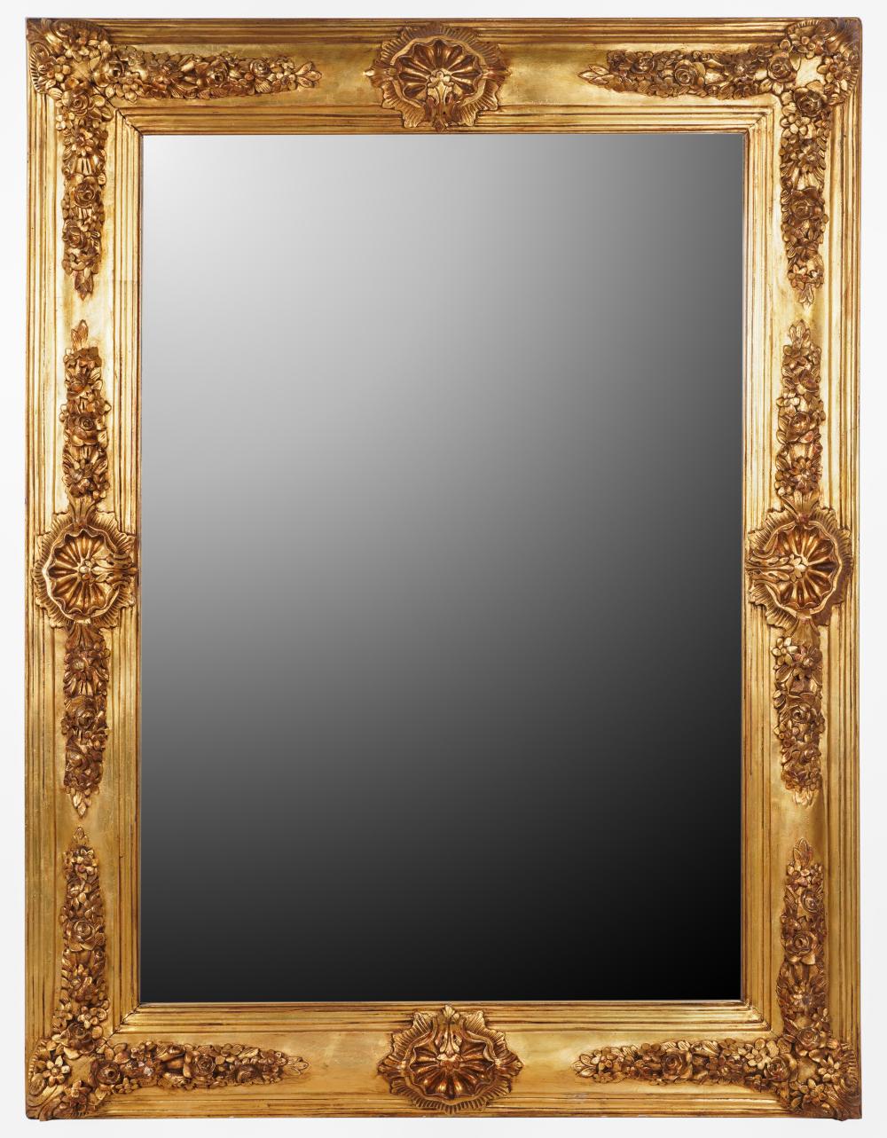 CARVED & GILT WOOD MIRRORearly 21st
