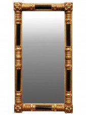 CARVED GILTWOOD AND EBONIZED P