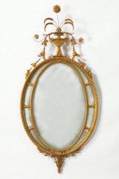 Carved Giltwood and Plaster Ov