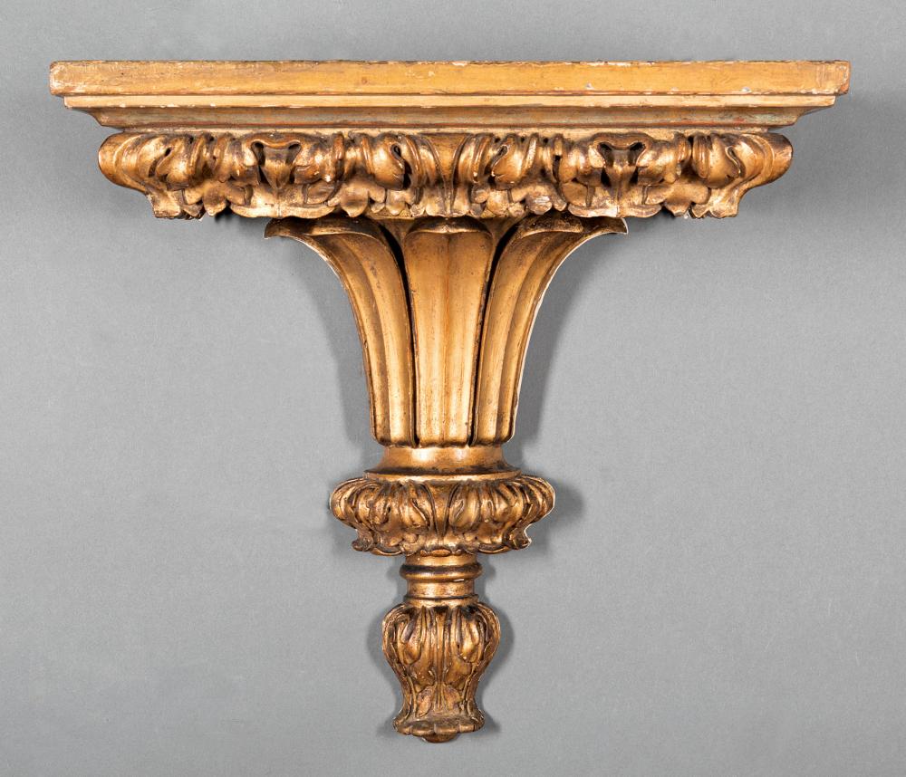 CARVED GILTWOOD BRACKET IN THE