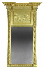 CARVED GILTWOOD MIRROR ATTR. R