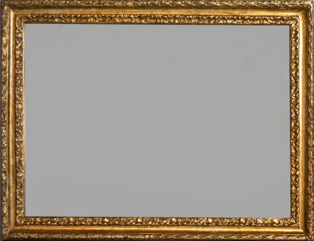 CARVED GILTWOOD MIRRORCARVED