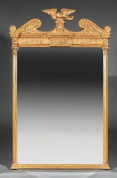 CARVED GILTWOOD OVERMANTEL MIR