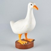 CARVED GOOSE BY WILFRID RICHAR