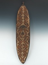 Carved Gope Board New Guinea P