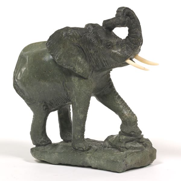 CARVED HARDSTONE AFRICAN