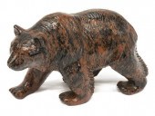 CARVED HARDSTONE FIGURE WALKIN