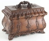 Carved Hardwood Jewel Casket20