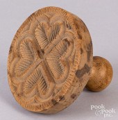 CARVED HEART BUTTERPRINT, 19TH