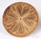 CARVED HEART BUTTERPRINT, 19TH