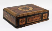 CARVED INLAID STAR CHECKERBOAR
