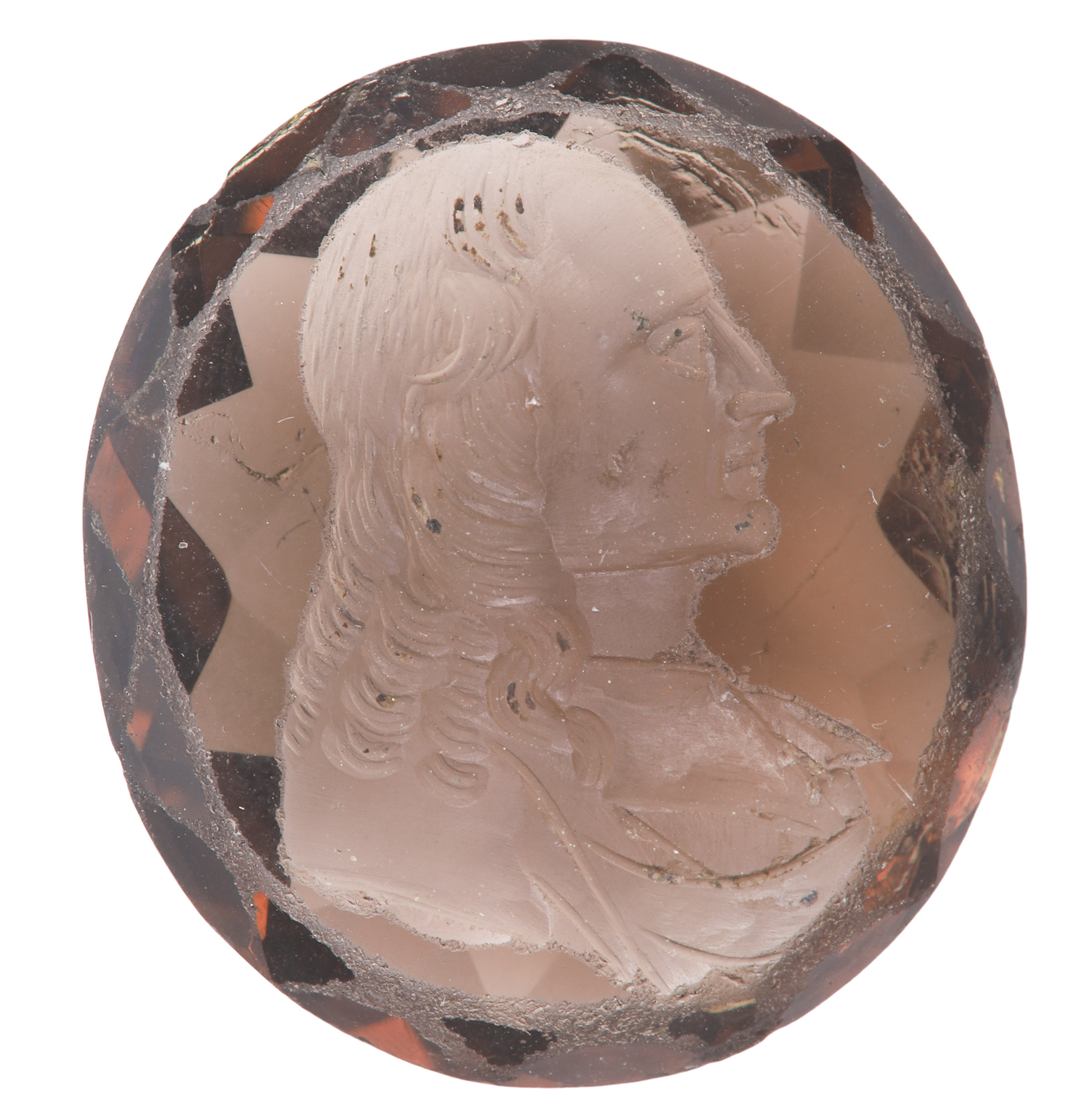 Carved Intaglio Portrait of
