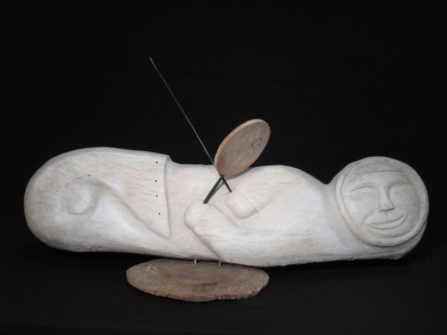 Carved Inuit Whale bone