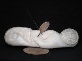 Carved Inuit Whale bone sculpt