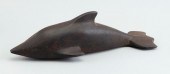 CARVED IRONWOOD DOLPHIN OR DOG