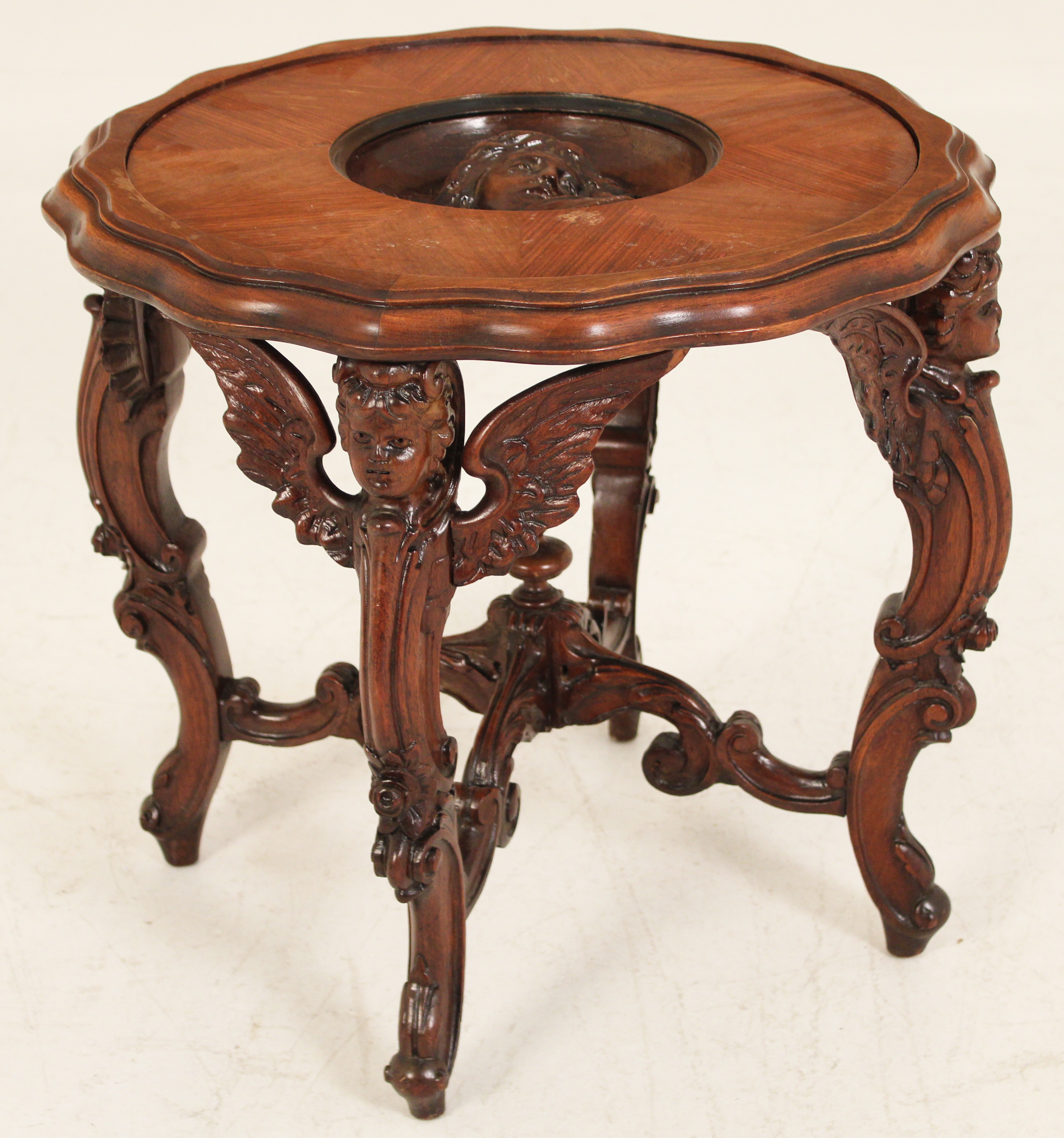 CARVED ITALIAN WALNUT PLAQUE