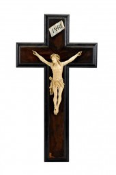 Carved ivory Corpus Christi