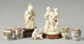 Carved Ivory Figural Group19th
